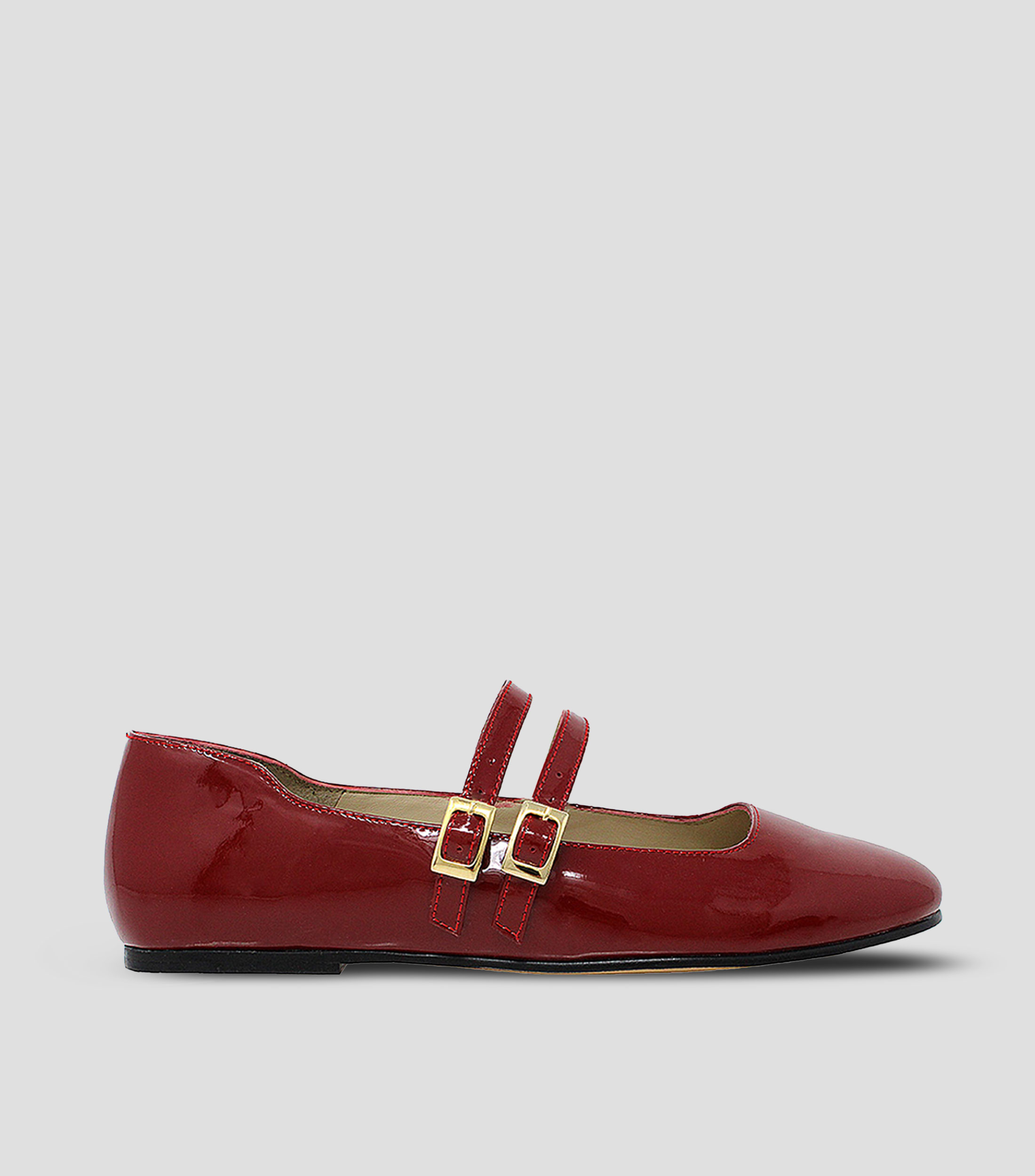 Flats Violet en Piel Mujer